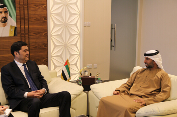 努尔·白克力会见阿联酋能源部长